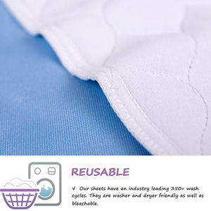 Quilted Washable <strong>Reusable</strong> Absorbency Bed Pads Hospital Baby Adult Waterproof Pet Urine Pad Incontinence <strong>Underpads</strong> - Product Image 3