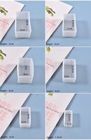 Moule en silicone rectangulaire pour résine époxy cristalline DIY, ensemble de moules pour ornements, outil pour fleurs séchées, pour créer de magnifiques arrangements