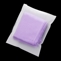 Sac à fermeture éclair givré avec logo personnalisé pour l'emballage de vêtements, de cosmétiques et de maillots de bain