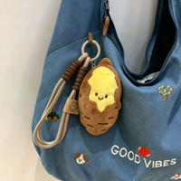 Pendentif en peluche révélateur de remplissage pelable, style patate douce cuite, pour sac, mignon, créatif, petit cadeau MR-001
