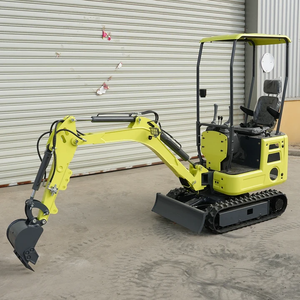 고품질 1톤 소형 굴삭기 다기능 고무 크롤러 소형 굴착기 좁은 공간 제로 테일 스윙 농장용 마이크로 굴삭기 - Product Image 3