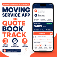 Servicio de Mudanza Confiable, Aplicación de Reserva de Mudanzas, Desarrollo de Aplicaciones para iOS y Android con Cotización de Servicio, Reserva de Mudanzas LionCreate
