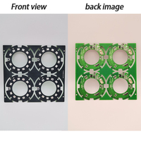 Ensamblaje de circuito de placa PCBA LED personalizado OEM, placa de luz infrarroja de relleno de 12V con luz de monitor de vídeo, placa PCB electrónica