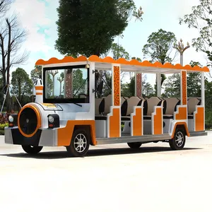 CE Approved Park Tour Road Electric Sightseeing Tourist Train for sale