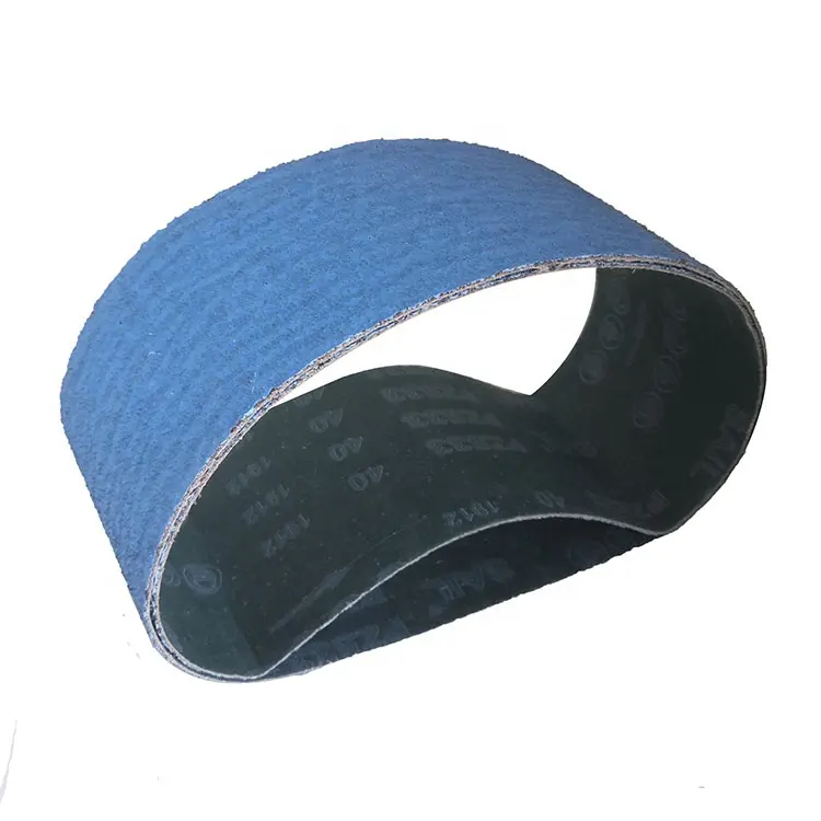 Zirconia Abrasive Sanding Belts for Polishing Grinding Titanium Malleable Cast Iron Rotor and Blade Air Jet Blade