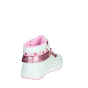 Sneakers Casual alte LKAA8096 schema di colori bianco/rosa - Product Image 3