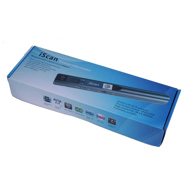 ISCAN Portable Handheld CIS Scanner High-Definition USB Home Educational Use Scanning A4 Documents Books for Papers Photographs