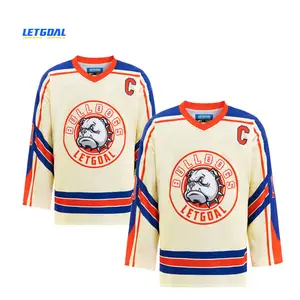 Camisetas de Hockey sublimadas, uniformes de Hockey sobre hielo con logotipo personalizado, OEM
