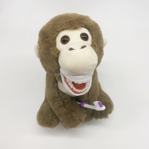 Hot bán phong cách mới nha khoa động vật khỉ trẻ em Bàn Chải Răng giảng dạy đồ chơi sang trọng - Product Image 6