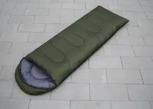 Europe Custom Outdoor Folding Thicken Waterproof Camping 650g Outdoor Cheap Sleeping Bag