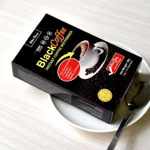 Café instantané noir populaire, promotion usine, <span class=keywords><strong>pour</strong></span> la perte de <span class=keywords><strong>poids</strong></span>, goût neutre avec une saveur de noisette, emballé en sachet - Product Image 6
