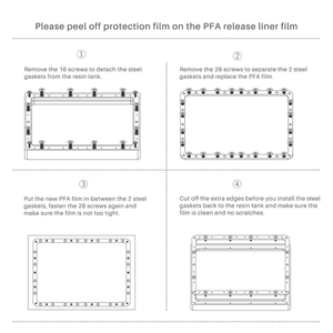 ELEGOO 5 películas PFA para <span class=keywords><strong>Saturn</strong></span> <span class=keywords><strong>2</strong></span>/ 8K/ 3/ 4/ 4 Ultra (5 piezas) - Product Image 5