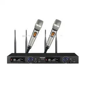 Micrófono dinámico inalámbrico ACEMIC EX520 PARA Karaoke, soporte profesional de dos canales, alta calidad, para escenario, KTV