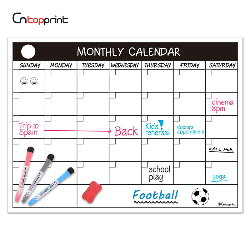 Горячая Распродажа 2021 2022 Еженедельный многоразовый планировщик еды в холодильнике