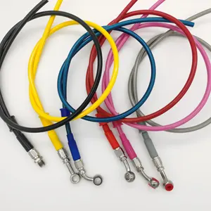 Hot Selling Product Motorcycle Stainless Steel Brake Oil Pipe Brake Hose Color And Length Can Be Customized