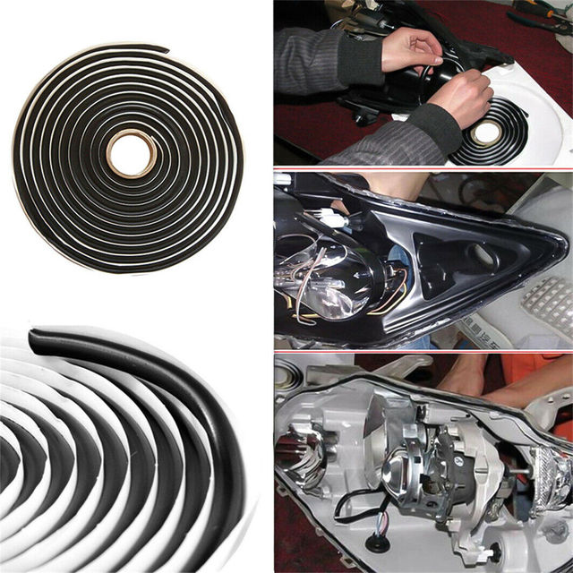 High Quality Snake Glue 4 Meter Butyl Rubber Tape for Modify Headlight