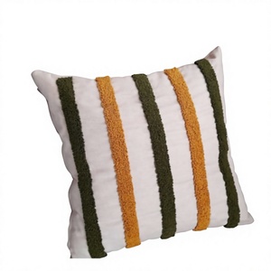 Funda de Cojín de Algodón Tufted de Alta Calidad con Técnicas de Bordado y Tejido para el Hogar, Sala de Estar, Sofá, Cama, Almohada Lumbar, Hoteles por ITHL - Product Image 1