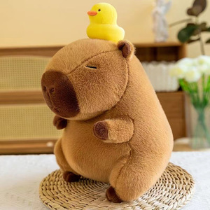 Capibala Búp Bê Cá heo động vật đồ chơi sang Trọng Quà tặng sinh nhật búp bê vải lớn người nổi tiếng Internet búp bê hoạt hình dễ thương - Product Image 5