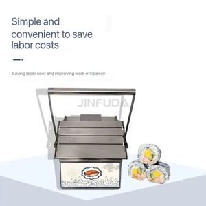 <span class=keywords><strong>Appareil</strong></span> compact de découpe de rouleaux de sushi carrés et ronds pour boulangerie, comptoir de vente de sushis, machine manuelle à <span class=keywords><strong>maki</strong></span> - Product Image 6