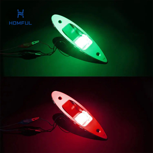 HOMFUL Thép Không Gỉ Marine Navigation Ánh Sáng Thuyền LED <span class=keywords><strong>Lights</strong></span> <span class=keywords><strong>Side</strong></span> Bow <span class=keywords><strong>Tear</strong></span> <span class=keywords><strong>Drop</strong></span> Navigation Đèn - Product Image 1