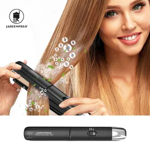 Salon Led Display Wireless Flat Iron 12V Small Straightener For Short Hair