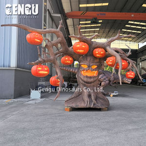 Haute Simulation Animatronic Arbre Halloween Citrouille Arbre Halloween Citrouille Lumière Décorations - Product Image 1