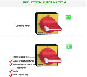 Interruptor de carga lectric serie ario, MANGO y panel de funcionamiento, KFF1PC C - Product Image 3