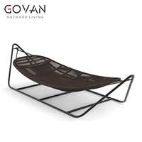 Fauteuil suspendu de jardin, mobilier d'extérieur pour jardins, piscines, patios, balcons - Aluminium thermolaqué, corde tressée, écologique, moderne