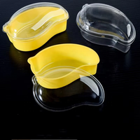 Boîte d'emballage en forme de mangue pour mousse de mangue, boîte à gâteau blister transparente, boîtes d'emballage en plastique pour pâtisserie