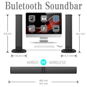 Barres <span class=keywords><strong>de</strong></span> <span class=keywords><strong>Son</strong></span> pour TV, Enceinte sans Fil <span class=keywords><strong>avec</strong></span> FM Détachable, Système Audio Surround Home Cinéma, Connexion Carte TF/Aux/RCA - Product Image 6