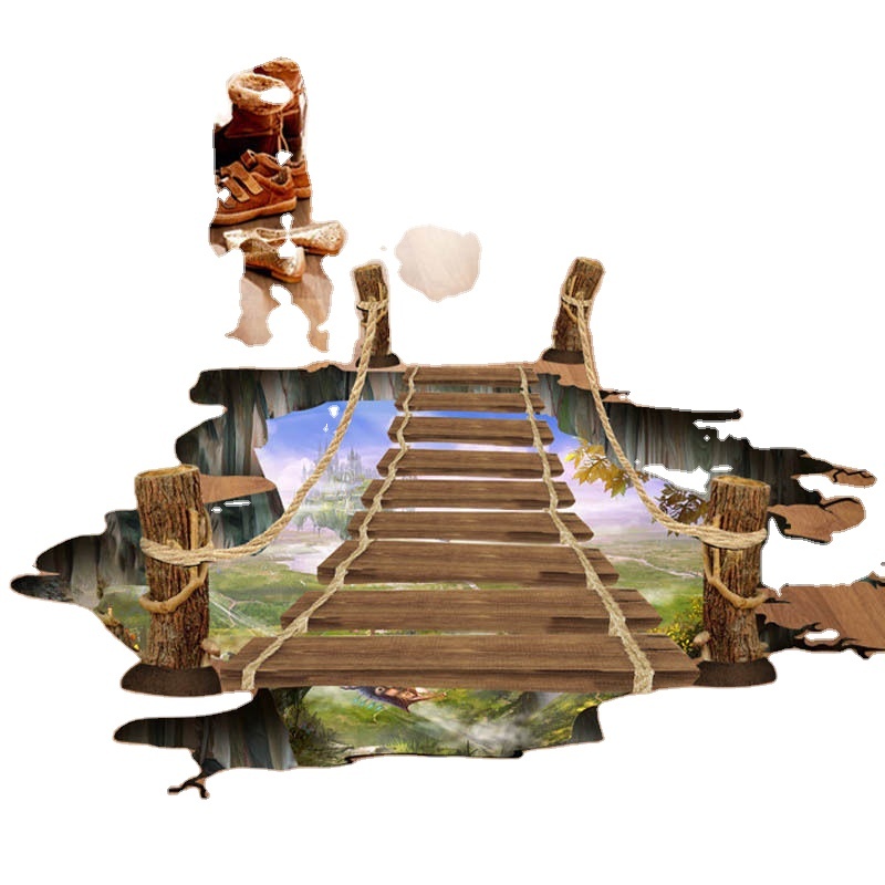3d Art Stickers Pattern Wallpaper Decoration