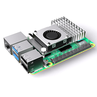 Aismartlink Active Cooler para Raspberry Pi 5 con ventilador de refrigeración de 4 pines PWM de 30mm Pi 5 disipador térmico con cinta térmica