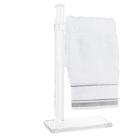 Stockage de serviette de doigt de luxe support suspendu présentoir acrylique porte-serviettes pour salle de bain et cuisine