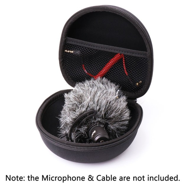 Factory Customized EVA Waterproof Black Protective Microphone Carry Case for Mini Wireless Microphone