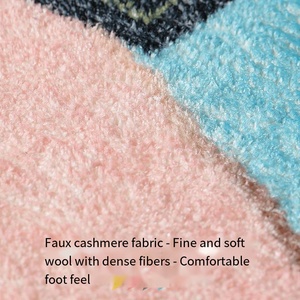 Alfombra de Baño Absorbente con Efecto Cachemira, Diseño de Puntos, Base Antideslizante para el Hogar, Baño, Entrada, Suave al Tacto, Comodidad Diaria - Product Image 4