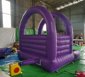 Casa de rebote personalizada púrpura de alta calidad Casa de rebote para niños pequeños Comercial para <span class=keywords><strong>alquiler</strong></span> de fiestas - Product Image 3