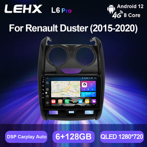 Reproductor de Auto LEHX Portátil 2 Din con Android 12 para Renault Duster 2015-2020 LADA Largus <span class=keywords><strong>2021</strong></span>, Pantalla QLED/OLED, GPS, Estéreo - Product Image 2