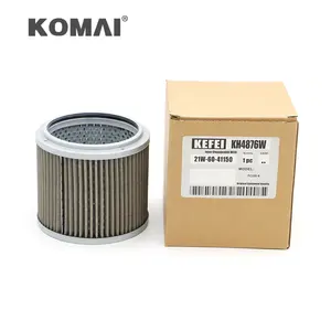 Filtro de aceite hidráulico para excavadora PC200-8 Komatsu 21W-60-41150 21W6041150