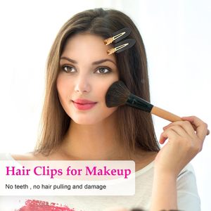 Pinces à cheveux en cristal avec logo personnalisé pour femmes et filles, design plat, élégantes, pour salon de coiffure, maquillage et coiffage, utilisation quotidienne - Product Image 4