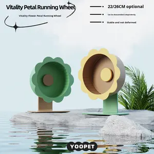 Pet Story Ultra-Silencieux Golden Hamster Roue de course en gros Tapis roulant d'exercice pour animaux de compagnie avec conception silencieuse pour jouet d'aménagement paysager - Product Image 3