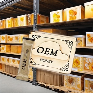 Sachets de miel d'abeille naturel OEM personnalisés en <span class=keywords><strong>bois</strong></span> avec estampage, gaufrage et finition vernie - Product Image 3