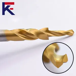 KF קרביד ישר שוק צעד מקדחה כרסום חותך מקדחה לקידוח מתכת