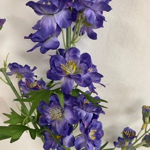 AO-07 all'ingrosso di seta <span class=keywords><strong>lungo</strong></span> stelo Delphinium fiori <span class=keywords><strong>viola</strong></span> floreale matrimonio & casa disposizione - Product Image 5