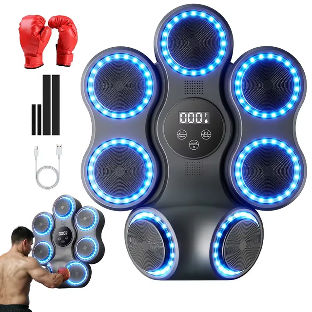Factory Direct New Arrival Jinheng Jh--8020 Smart Music Boxing Upgraded Tuba Home Gym Target Bt Electronic Music Boxing Machine