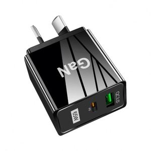 Chargeur mural pour téléphone portable et ordinateur 65W AU PD 33W QC3.0 à charge rapide en nitrure de gallium (GaN) - Product Image 5