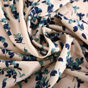 21.5MM Soie <span class=keywords><strong>vert</strong></span> menthe coton <span class=keywords><strong>satin</strong></span> tissu en soie d'impression d'écran en soie tissu - Product Image 3