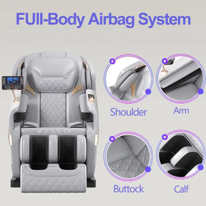 Sillón de Masaje Eléctrico de Cuerpo Completo Moderno con Sistema de Escaneo Corporal por IA y Gravedad Cero - Product Image 4