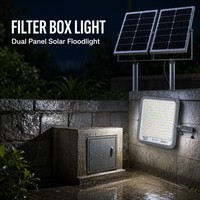 Reflector Solar LED RGB con Cambio de Color, Regulable a Distancia, Resistente a la Intemperie IP66, Iluminación Decorativa para Parques y Jardines
