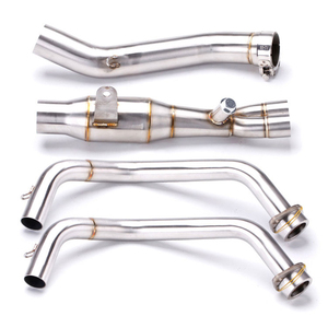 Pot d'échappement de moto, tuyau de liaison avant, moyen et intermédiaire pour <span class=keywords><strong>HONDA</strong></span> CB500X, <span class=keywords><strong>CB500F</strong></span>, CBR500, CBR500R <span class=keywords><strong>2013</strong></span> - 2019 - Product Image 5