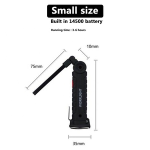 Đèn <span class=keywords><strong>LED</strong></span> Làm Việc Có Thể Sạc Lại Với Đế Từ Và Móc Treo Nam Châm Xoay 360 Độ Cho Cơ Khí Sửa Chữa Xe Hơi Khẩn Cấp - Product Image 3